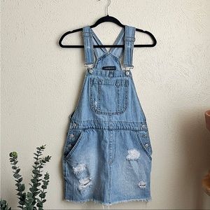 Aeropostale Denim Jumper Dress
